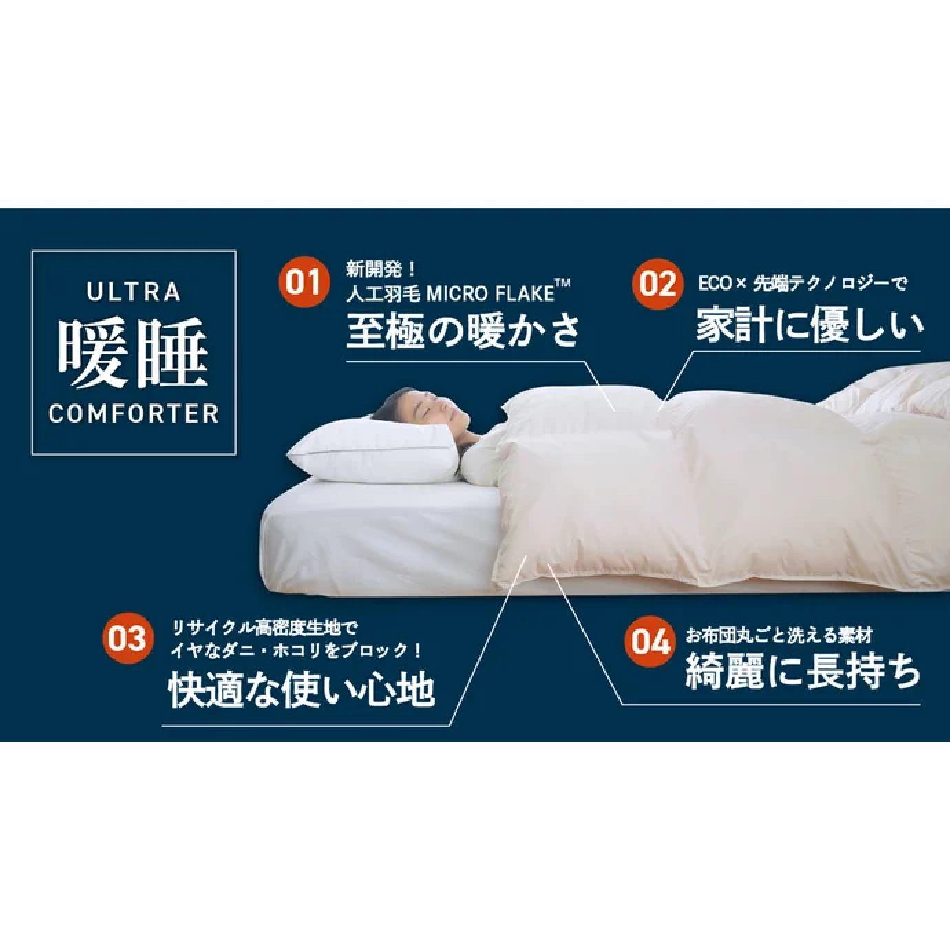 ウルトラ暖睡コンフォーター – 匠の眠り ウルトラ暖睡コンフォーター – 匠の眠り